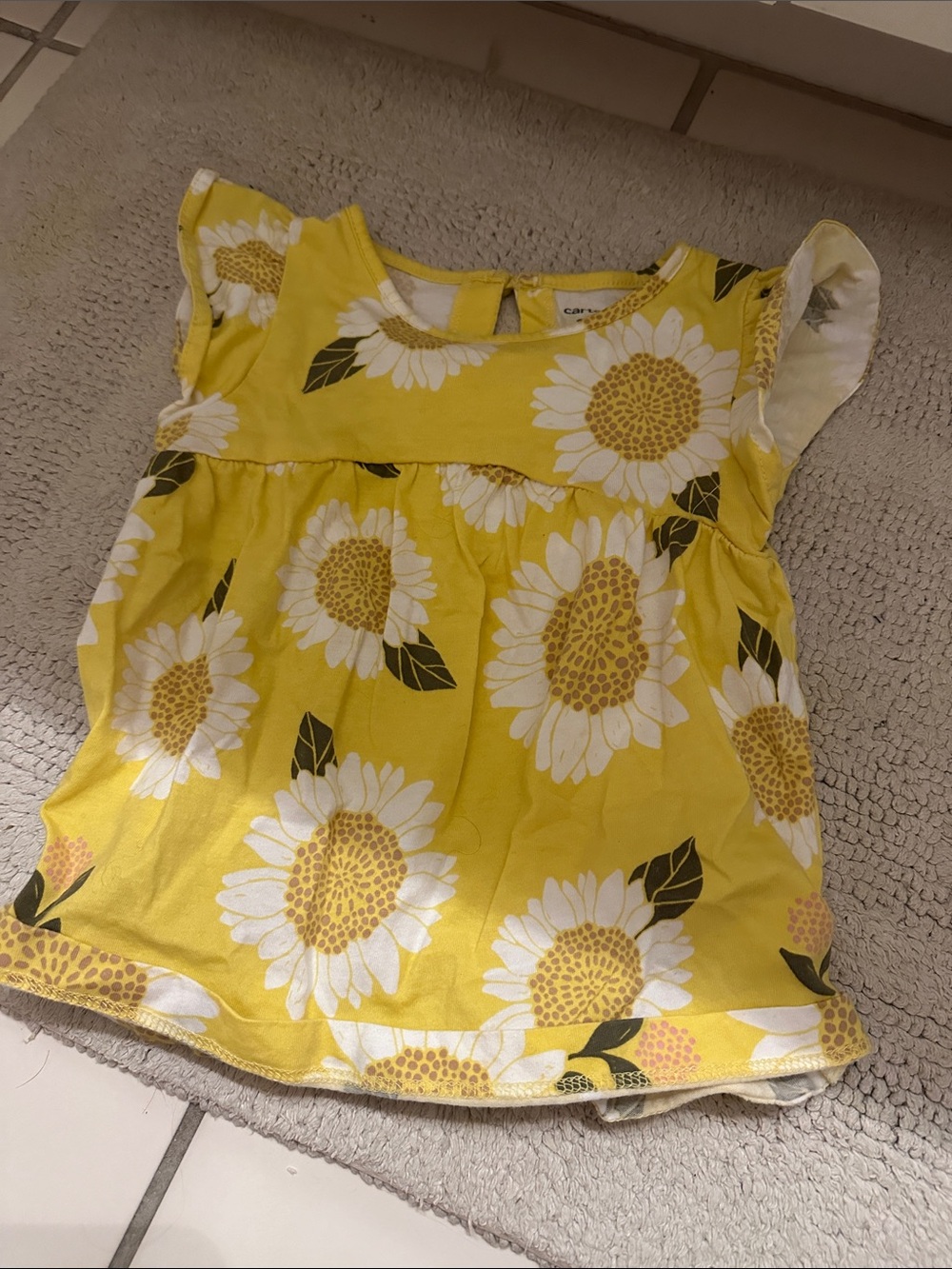 Carter’s Yellow Floral Top